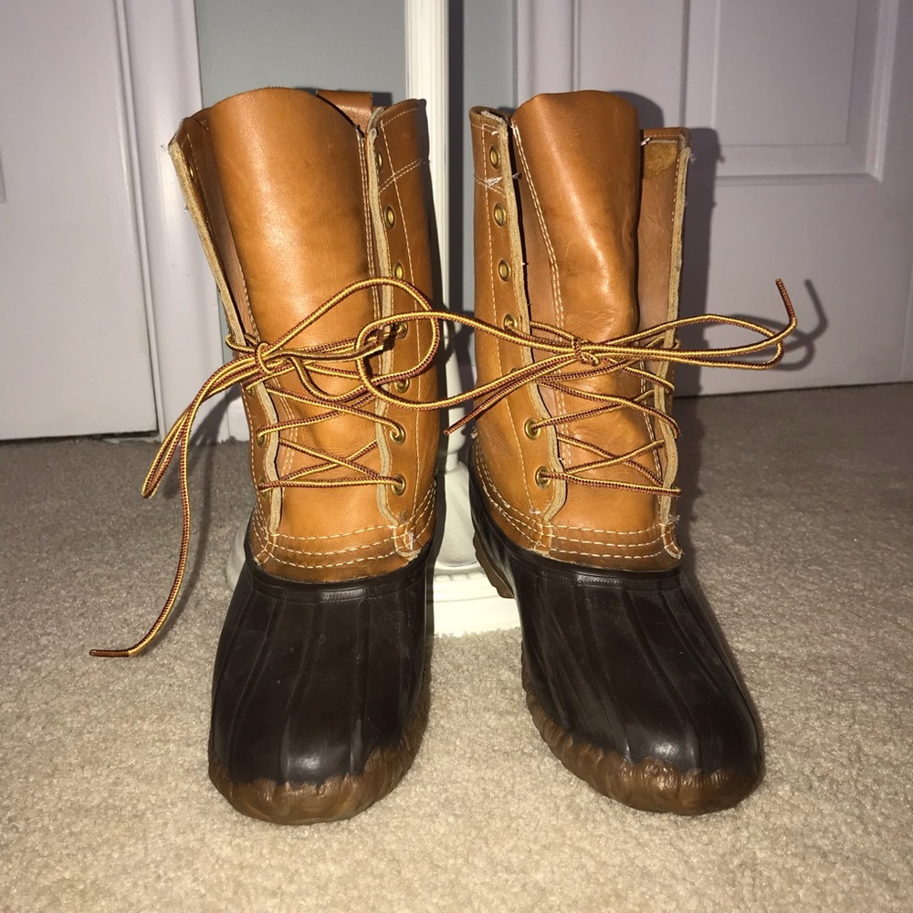 L.L. Bean Brown and Black Winter Boots